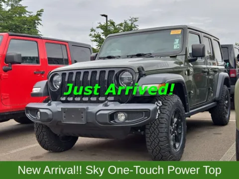 Green 2021 Jeep Wrangler Unlimited Willys for sale in Boulder, CO