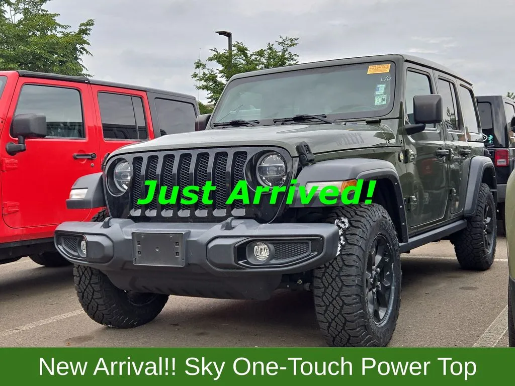 Green 2021 Jeep Wrangler Unlimited Willys for sale in Boulder, CO