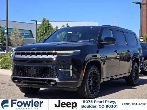 Black 2026 Jeep Grand Wagoneer L Limited Reserve for sale in Boulder, CO