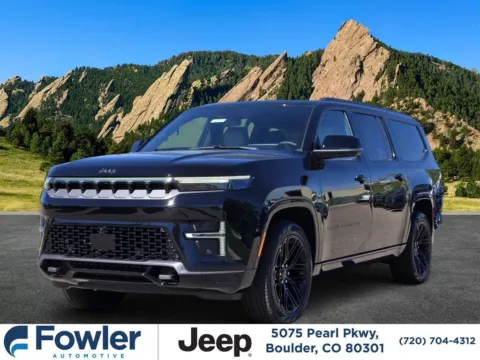 Black 2026 Jeep Grand Wagoneer L Limited Reserve for sale in Boulder, CO