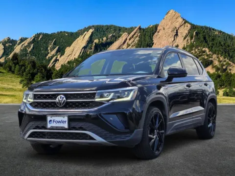 Black 2023 Volkswagen Taos 1.5T SEL for sale in Boulder, CO