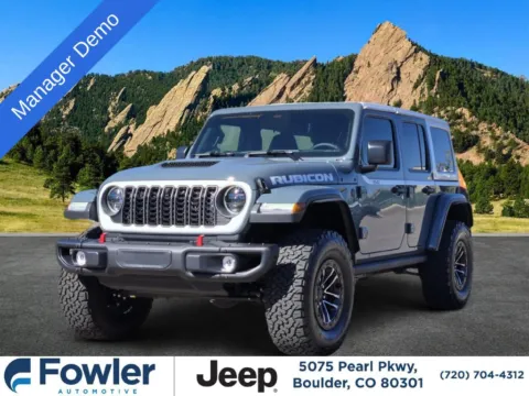 Gray 2026 Jeep Wrangler Rubicon X for sale in Boulder, CO