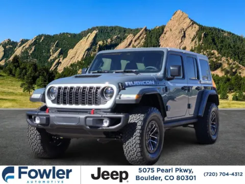 Gray 2026 Jeep Wrangler Rubicon X for sale in Boulder, CO