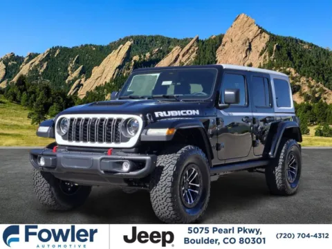 Black 2026 Jeep Wrangler Rubicon X for sale in Boulder, CO