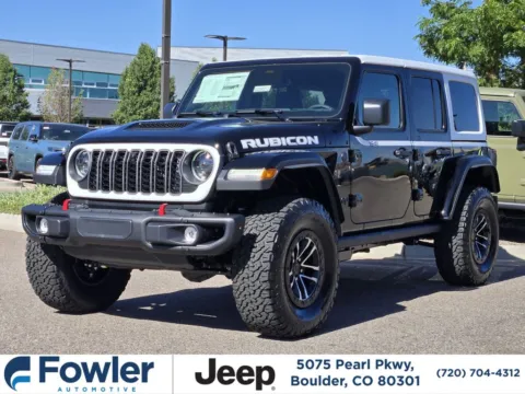 Black 2026 Jeep Wrangler Rubicon X for sale in Boulder, CO