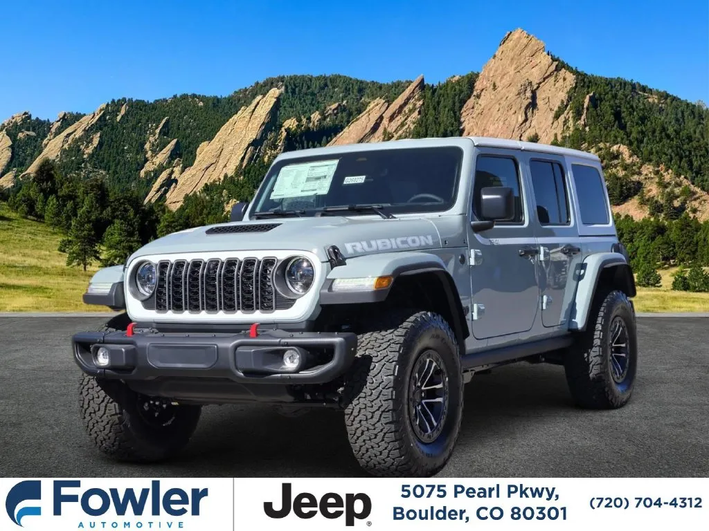 Blue 2026 Jeep Wrangler Rubicon X for sale in Boulder, CO