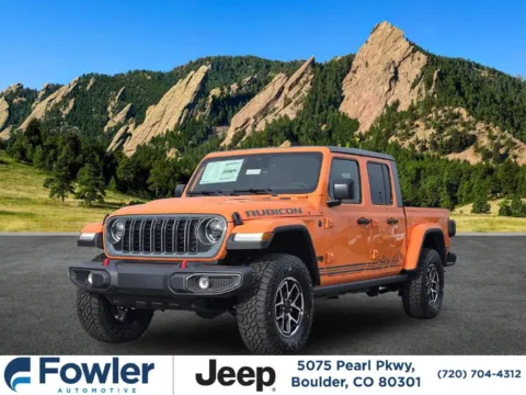 Orange 2026 Jeep Gladiator Rubicon for sale in Boulder, CO
