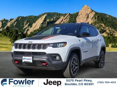 White 2026 Jeep Compass Trailhawk for sale in Boulder, CO