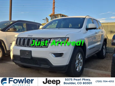 White 2017 Jeep Grand Cherokee Laredo for sale in Boulder, CO