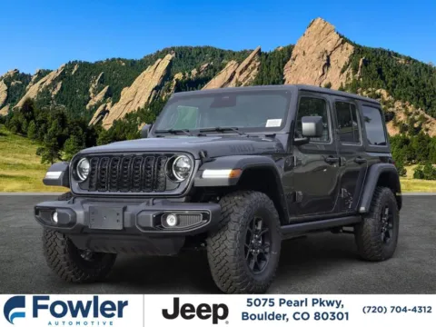 Gray 2026 Jeep Wrangler Willys for sale in Boulder, CO