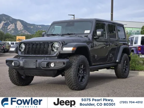 Gray 2026 Jeep Wrangler Willys for sale in Boulder, CO