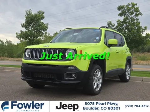 Green 2018 Jeep Renegade Latitude for sale in Boulder, CO