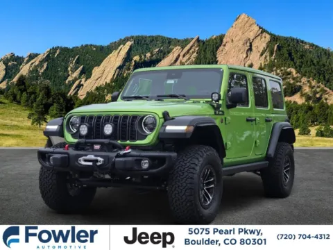 Green 2025 Jeep Wrangler Rubicon for sale in Boulder, CO
