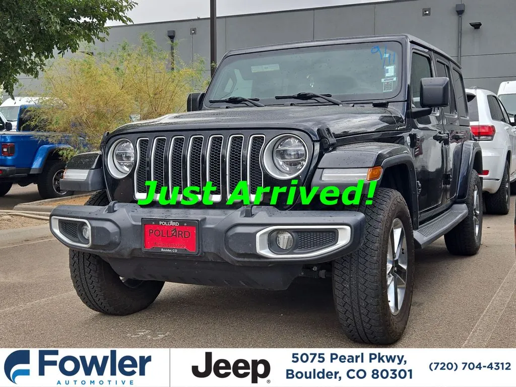 Black 2019 Jeep Wrangler Unlimited Sahara for sale in Boulder, CO