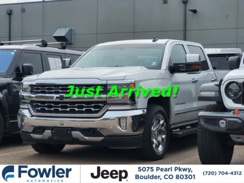 Silver 2017 Chevrolet Silverado 1500 LTZ for sale in Boulder, CO
