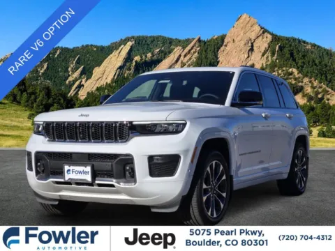 White 2025 Jeep Grand Cherokee Overland for sale in Boulder, CO