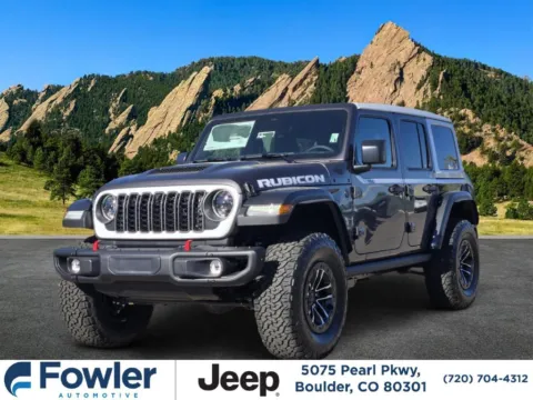 Gray 2027 Jeep Wrangler Rubicon X for sale in Boulder, CO