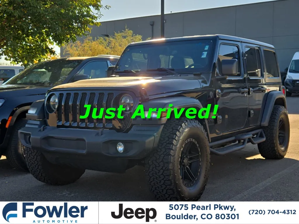 Black 2023 Jeep Wrangler Sport S for sale in Boulder, CO