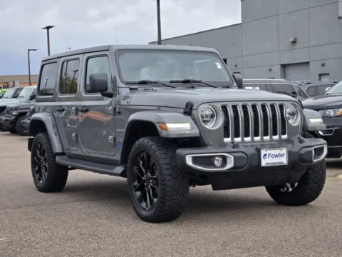 Another view of 2021 Jeep Wrangler Unlimited Sahara 4xe for sale in Boulder, CO at Fowler Jeep of Boulder