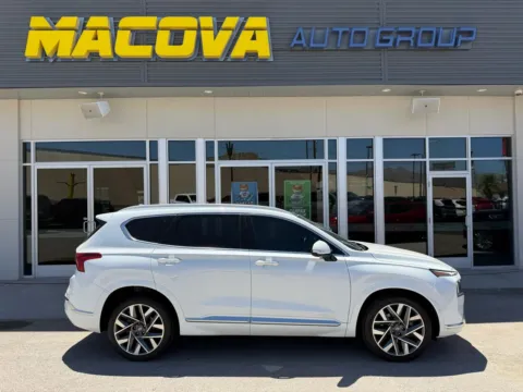 White 2022 Hyundai Santa Fe Calligraphy for sale in El Paso, TX