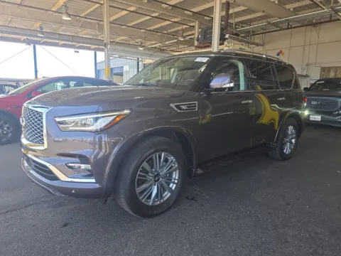 Gray 2023 Infiniti QX80 Luxe for sale in El Paso, TX