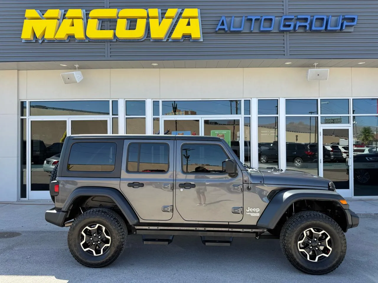 Gray 2018 Jeep Wrangler Unlimited Sport for sale in El Paso, TX
