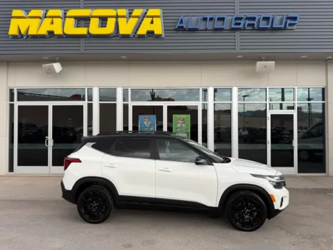 White 2024 Kia Seltos X-Line for sale in El Paso, TX