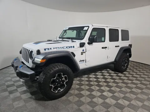 White 2022 Jeep Wrangler Unlimited Rubicon 4xe for sale in El Paso, TX