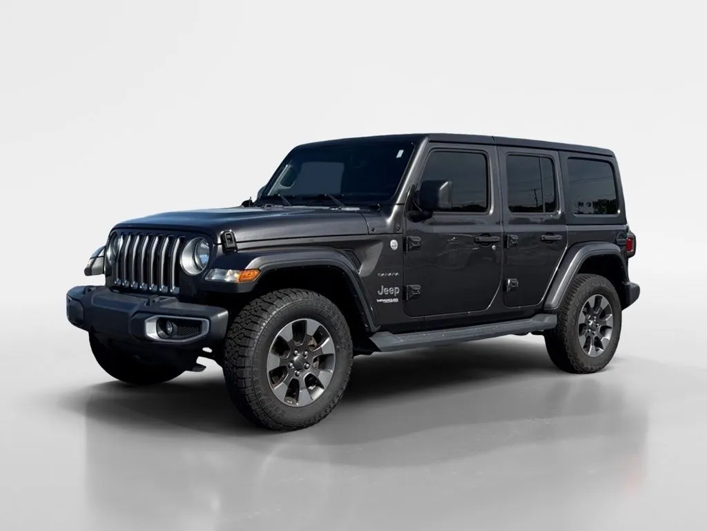 Gray 2018 Jeep Wrangler Unlimited Sahara for sale in Morristown, TN