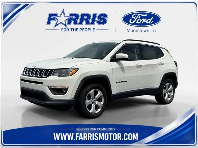 White 2018 Jeep Compass Latitude for sale in Morristown, TN