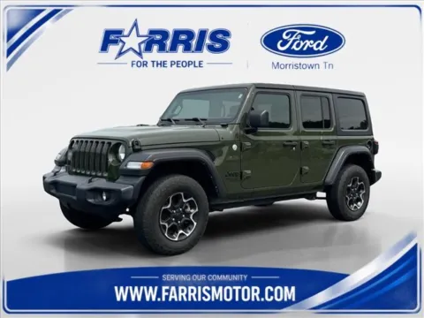 Green 2021 Jeep Wrangler Unlimited Sport S for sale in Morristown, TN