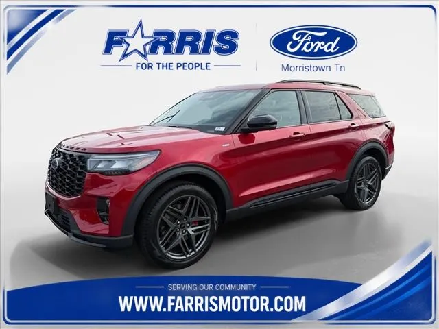 Red 2026 Ford Explorer ST-Line for sale in Morristown, TN