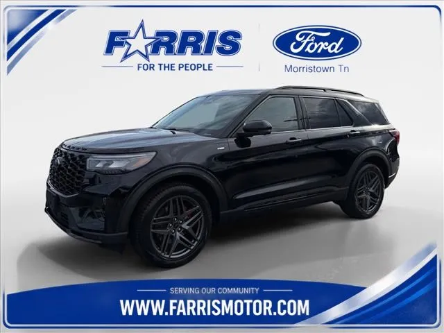 Black 2026 Ford Explorer ST-Line for sale in Morristown, TN