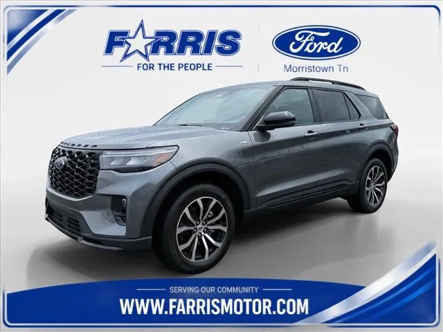 Black 2026 Ford Explorer ST-Line for sale in Morristown, TN