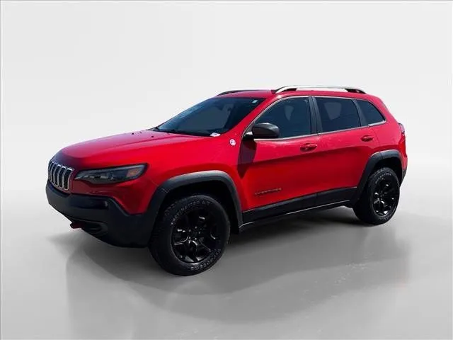 Red 2019 Jeep Cherokee Trailhawk for sale in Morristown, TN