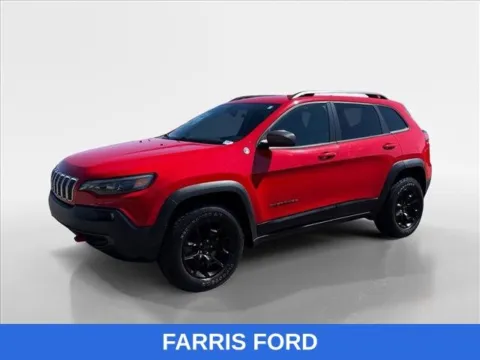 Red 2019 Jeep Cherokee Trailhawk for sale in Morristown, TN