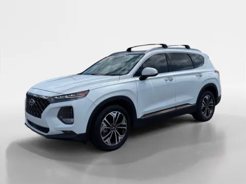 White 2020 Hyundai Santa Fe Limited for sale in Morristown, TN