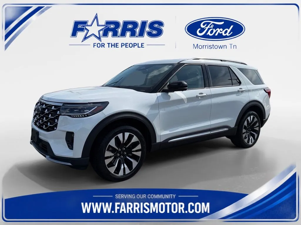 White 2026 Ford Explorer Platinum for sale in Morristown, TN