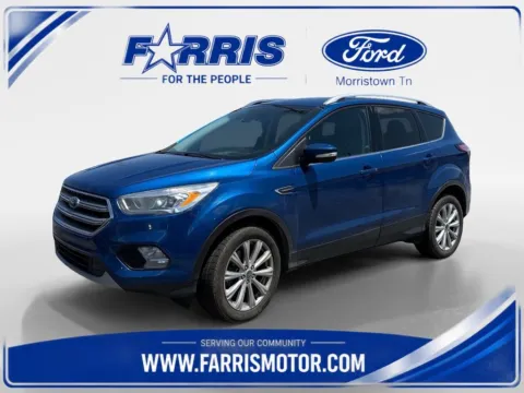 Blue 2017 Ford Escape Titanium for sale in Morristown, TN