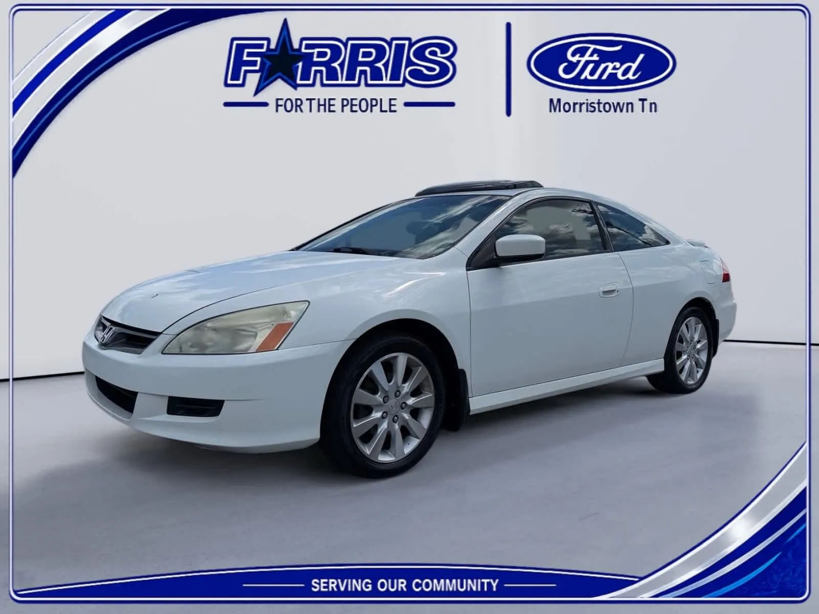 White 2006 Honda Accord EX-L V6 for sale in Morristown, TN
