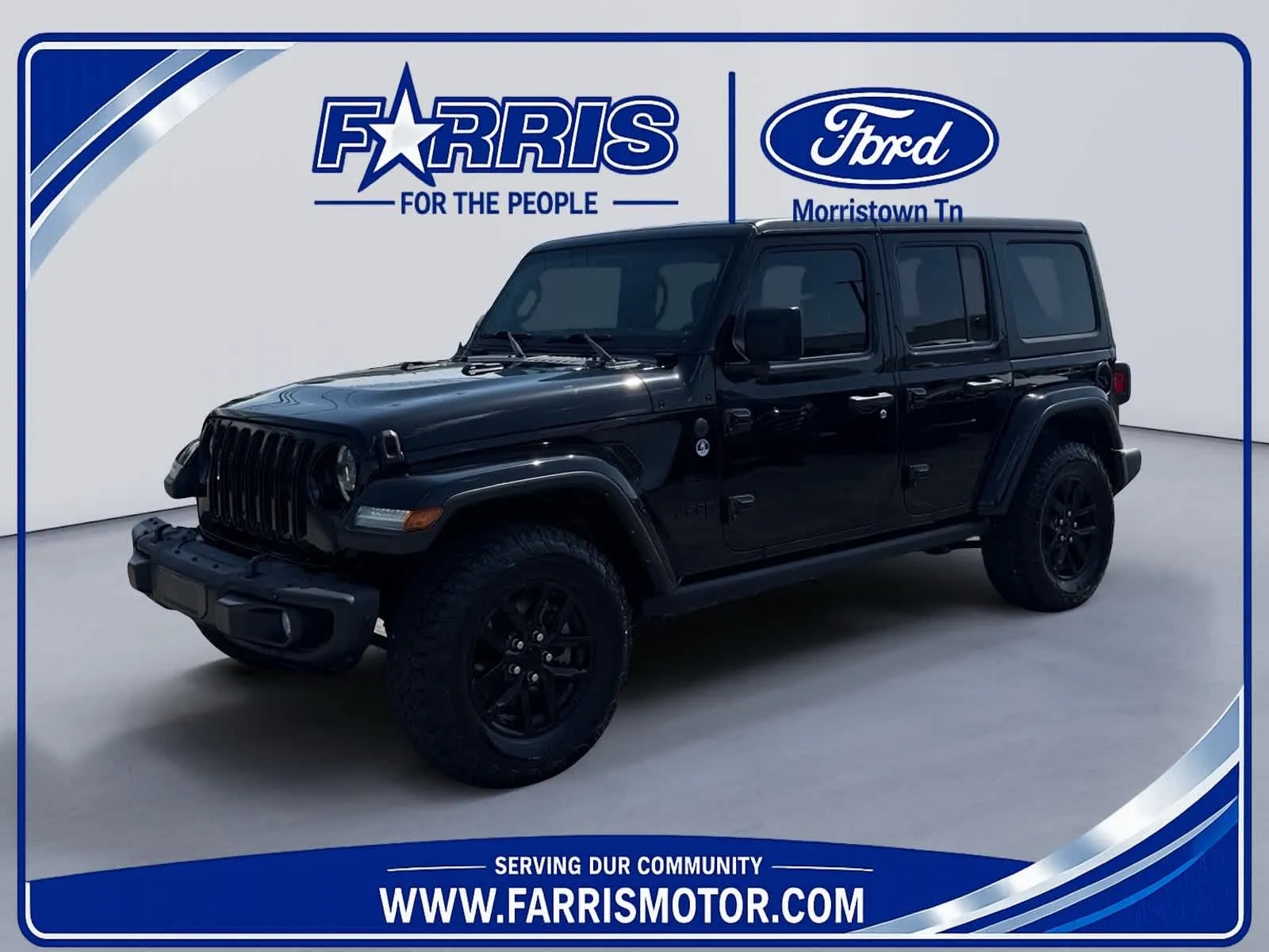 Black 2023 Jeep Wrangler Freedom for sale in Morristown, TN