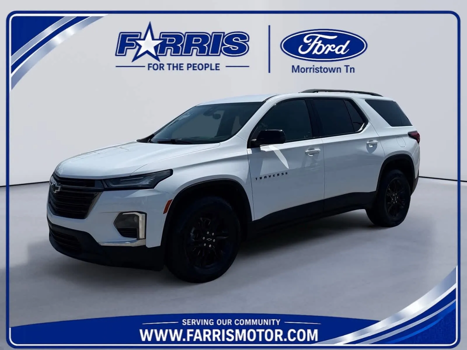 White 2022 Chevrolet Traverse LS for sale in Morristown, TN