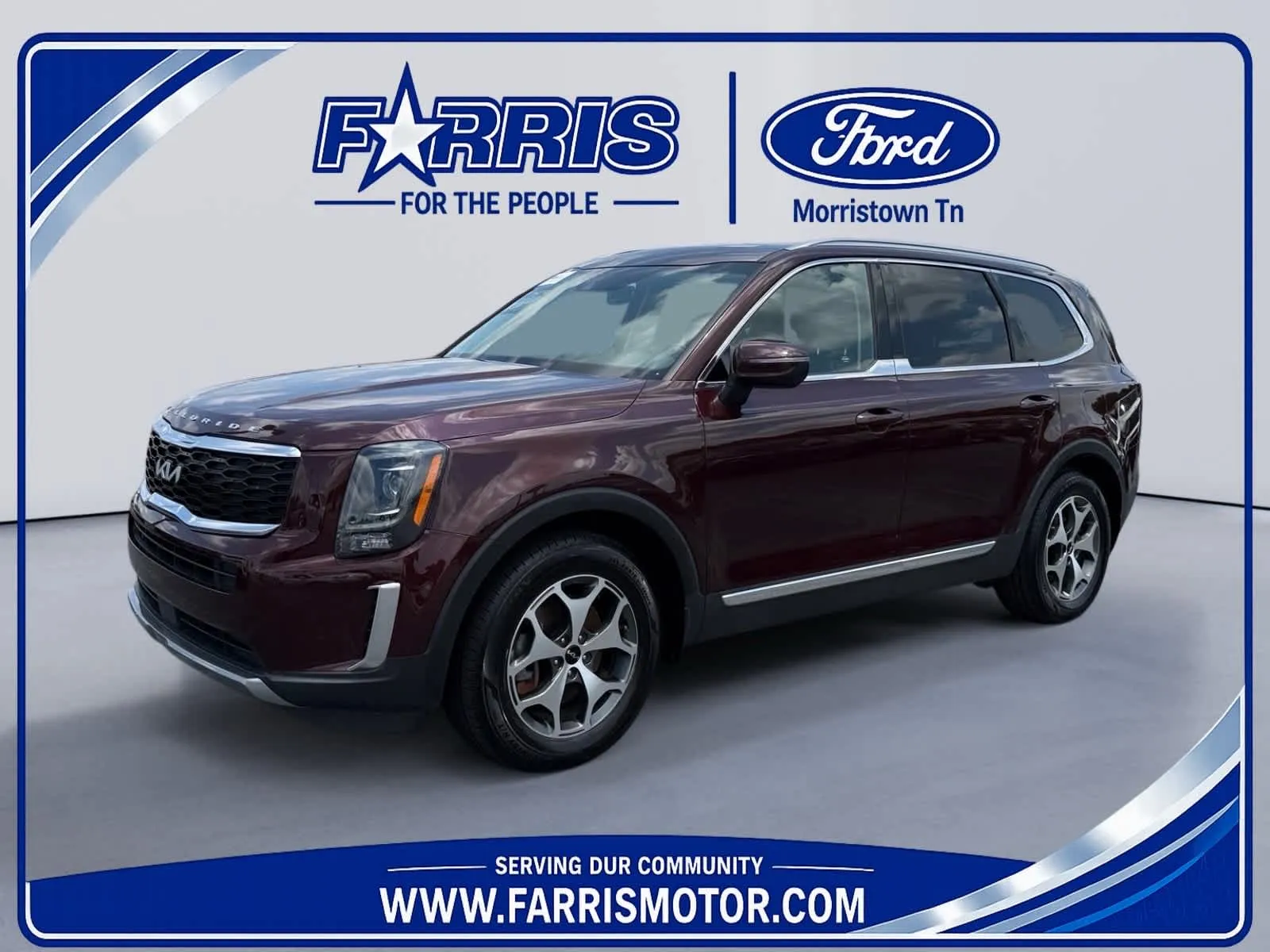 Red 2022 Kia Telluride EX for sale in Morristown, TN