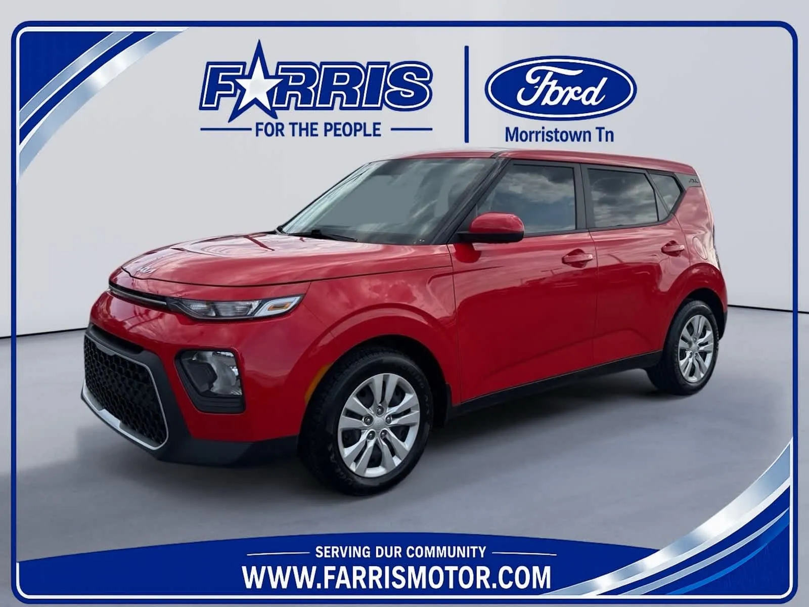 Red 2022 Kia Soul LX for sale in Morristown, TN