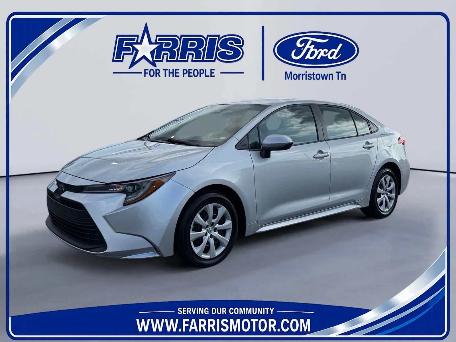 Silver 2024 Toyota Corolla LE for sale in Morristown, TN