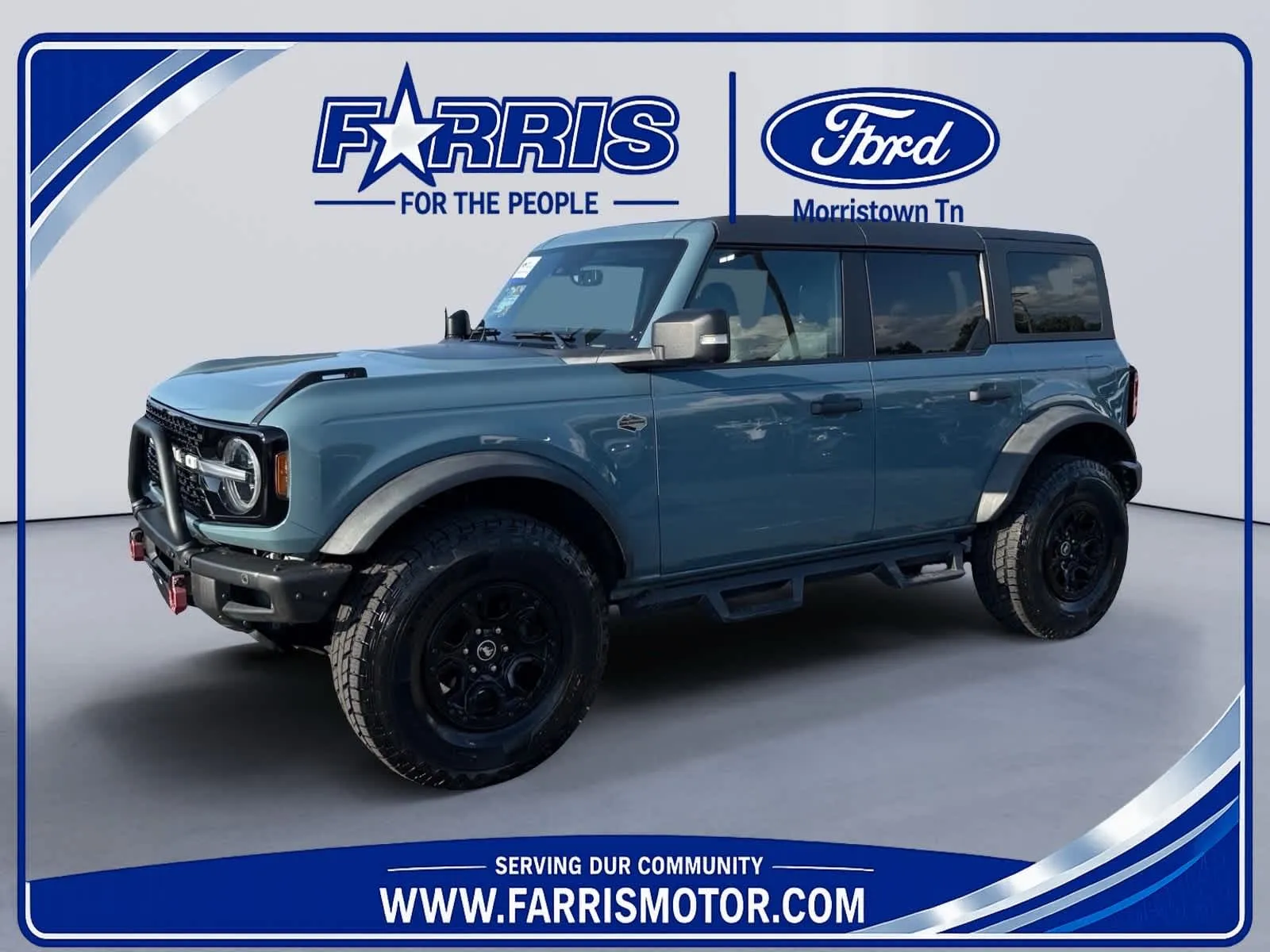 Blue 2022 Ford Bronco Wildtrak for sale in Morristown, TN