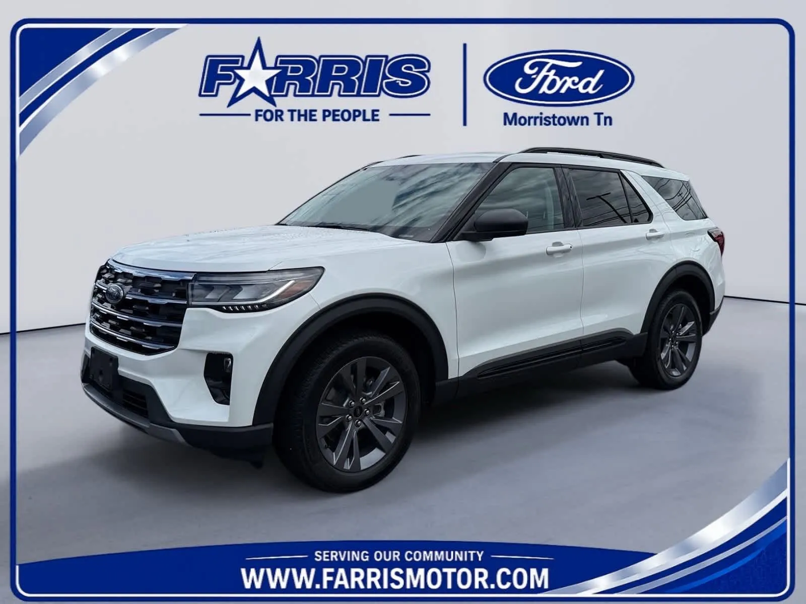 White 2026 Ford Explorer Active w/200A Pkg for sale in Morristown, TN