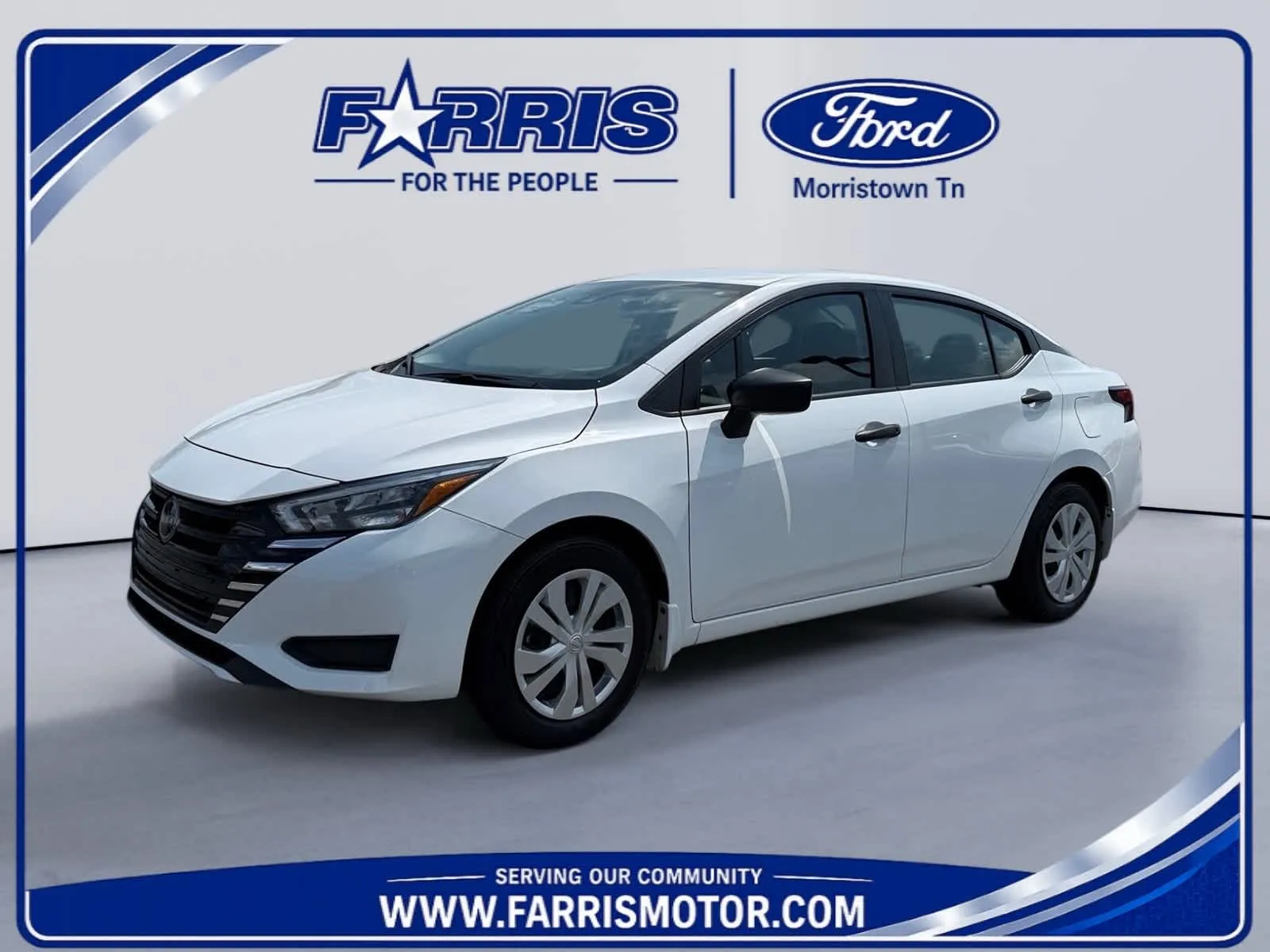 White 2025 Nissan Versa S for sale in Morristown, TN