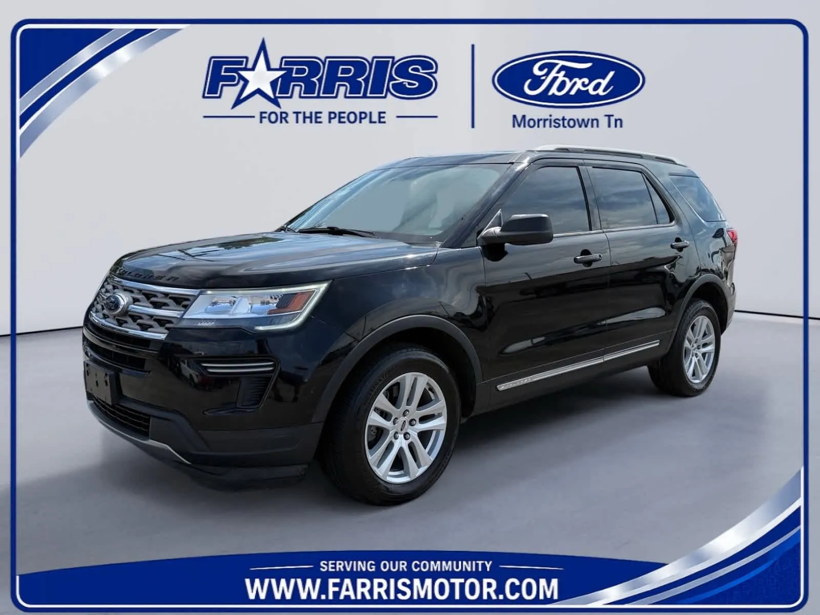 Black 2018 Ford Explorer XLT for sale in Morristown, TN