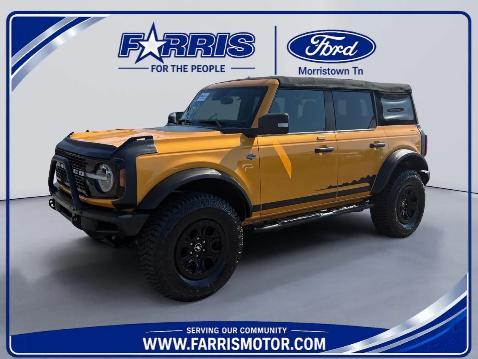 Orange 2022 Ford Bronco Wildtrak for sale in Morristown, TN